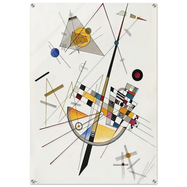 DELICATE TENSION NO 85 1923 - Wassily Kandinsky Acrylic Print - 70x100 cm / 28x40″ inches