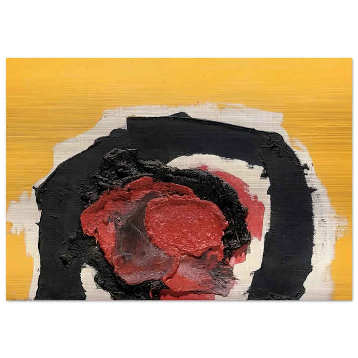 UNTITLED 1964 - Luis Feito Brushed Aluminum Print - 70x100 cm / 28x40 inches | Luis Feito Aluminum Print | Luis Feito Prints