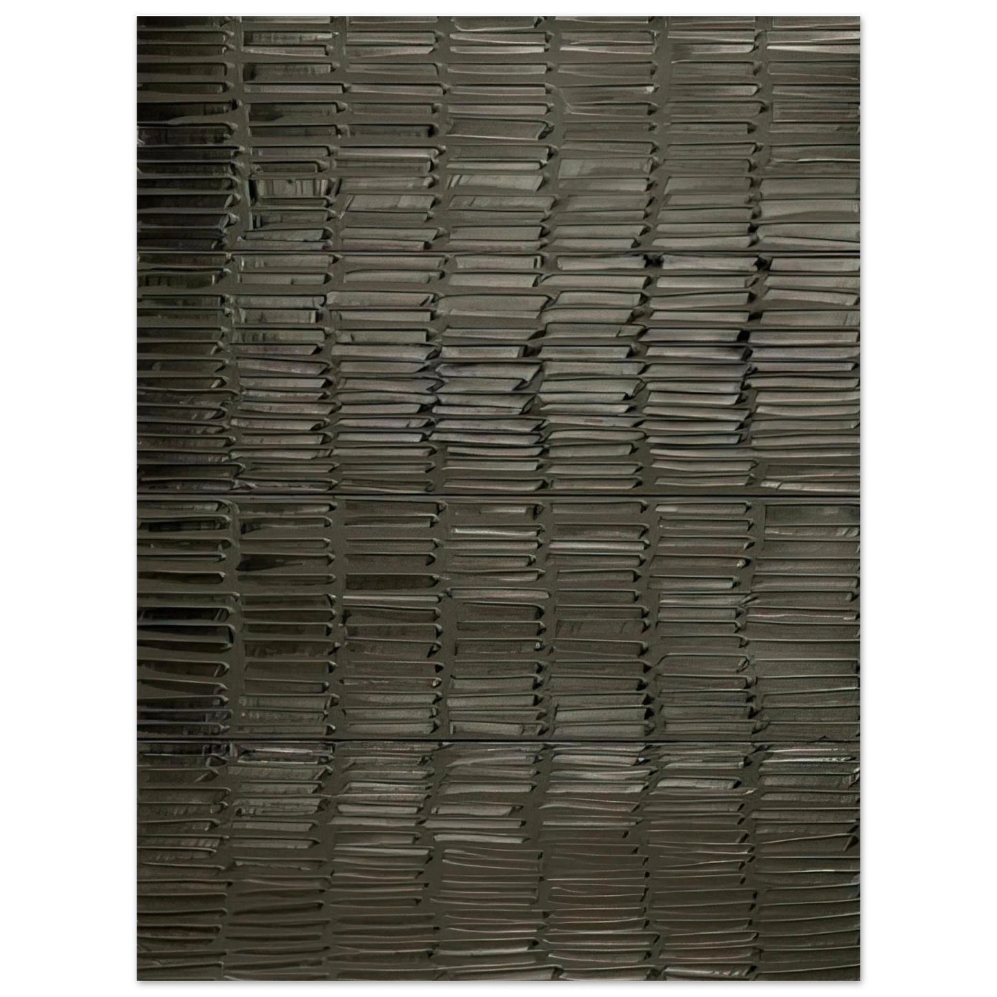 Pierre Soulages - Peinture 324 x 181 cm, 19 février 2009 Polyptyque - 2009 Fine Art Poster - Default Title