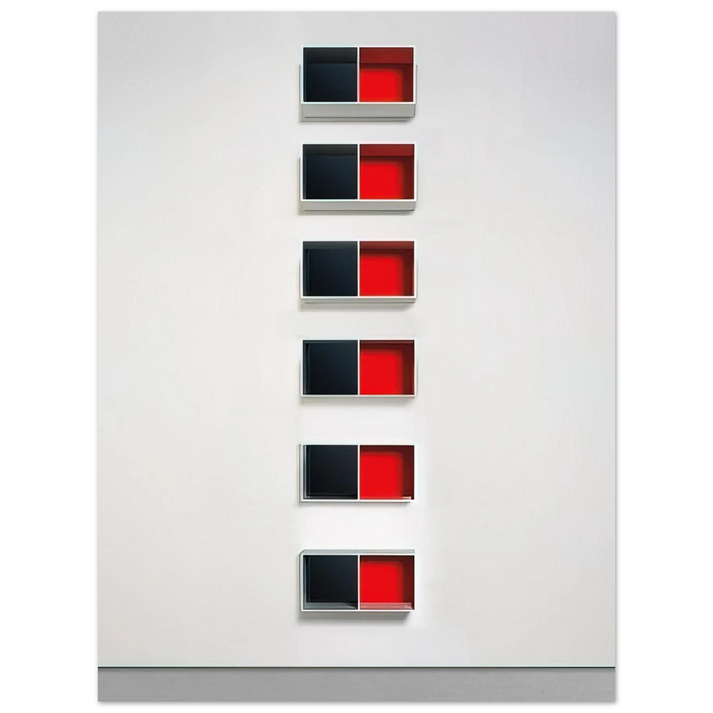 Donald Judd - Untitled Menziken 88-16 - 1988  75x100 cm / 30x40inches Fine Art Poster