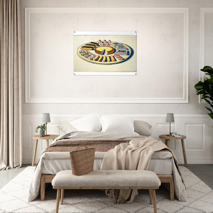 French Pastries - 1963 - Wayne Thiebaud Acrylic Print - 70x100 cm / 28x40″ inches | Wayne Thiebaud Wall Art | Wayne Thiebaud Prints