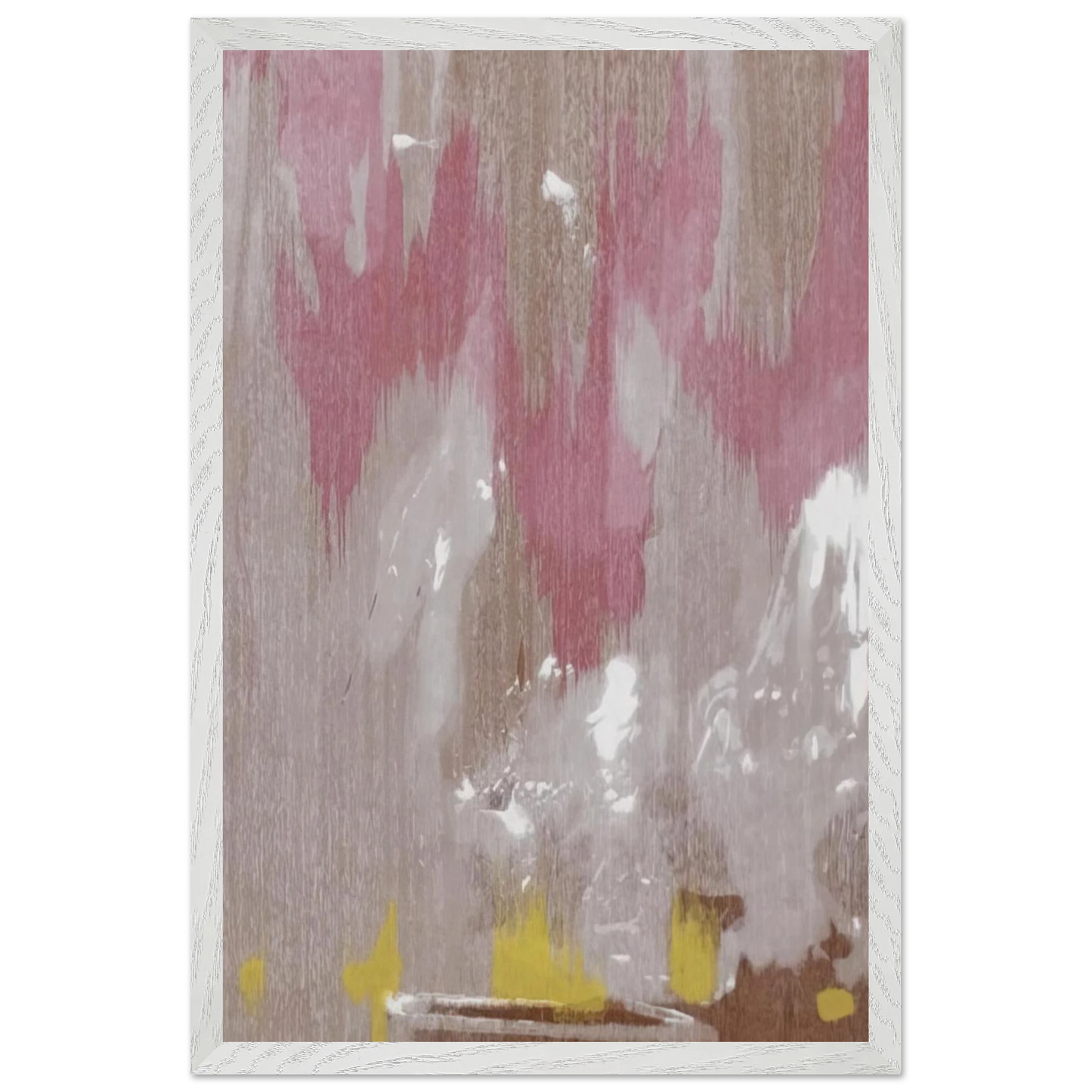 Helen Frankenthaler - Tales of Genji IV - 1998 Wall art - A1 (59.4 x 84.1  cm) - Premium Wooden Framed Poster With Fine Art Paper - Wood frame