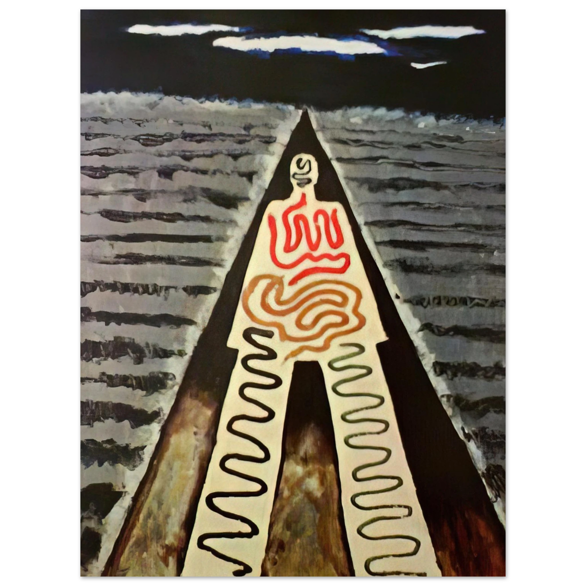 Man Ray - A NIGHT AT SAINT JEAN Fine Art Poster - Default Title