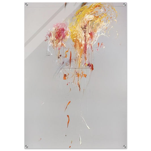 Nine Discourses on Commodus, Part IX - Cy Twombly Acrylic Print - 70x100 cm / 28x40″ inches