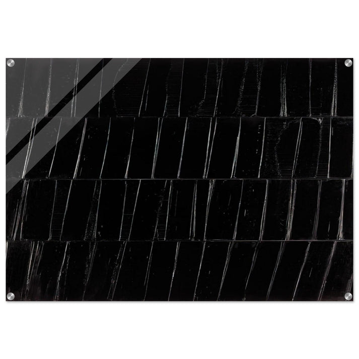 Peinture 324 x 362 cm, 1985 Polyptyque C - 1985 - Pierre Soulages Acrylic Print - 70x100 cm / 28x40″ inches