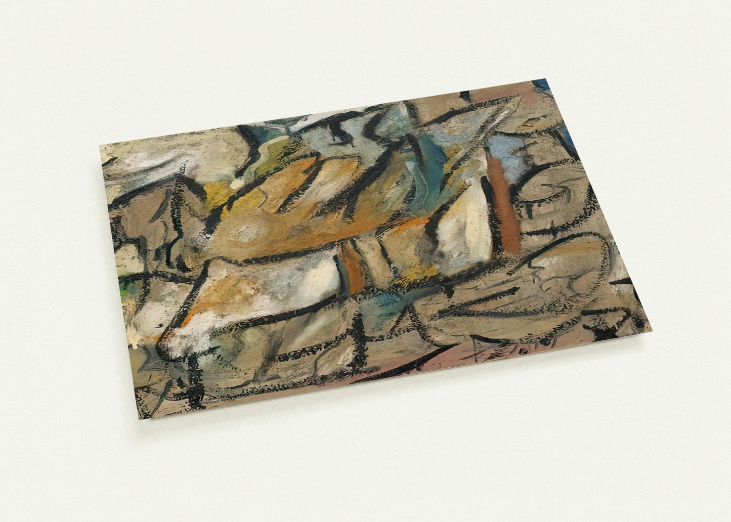 August Weather, 1951- By Helen Frankenthaler Pack of 10 Post Cards | Helen Frankenthaler Post Cards | A6 (10.5 x 14.8 cm) - 4.1 x 5.8 inches