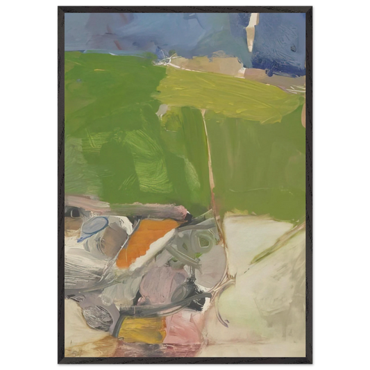 Berkeley 33 - Richard Diebenkorn Framed Art Print – Black Wooden Frame - Default Title - -Framed Art Print