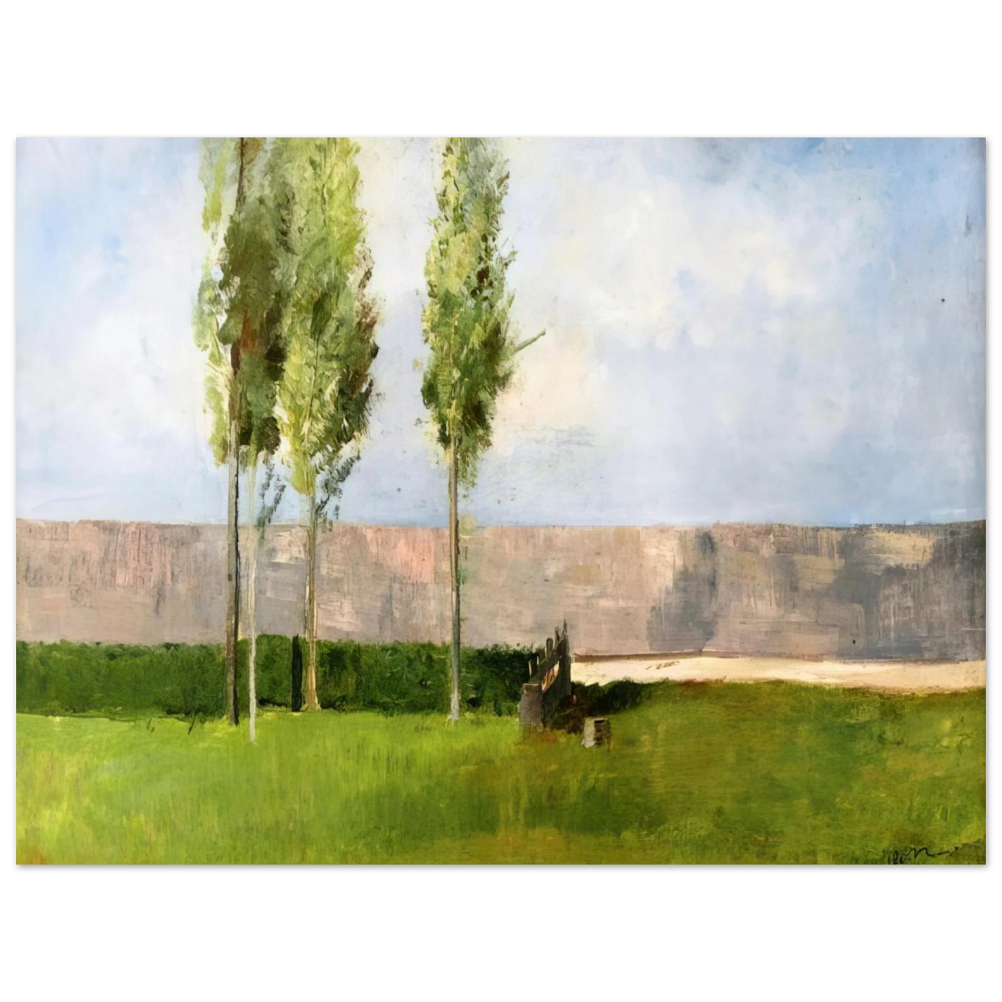 Odilon Redon - THE MEADOW Fine Art Poster - Default Title