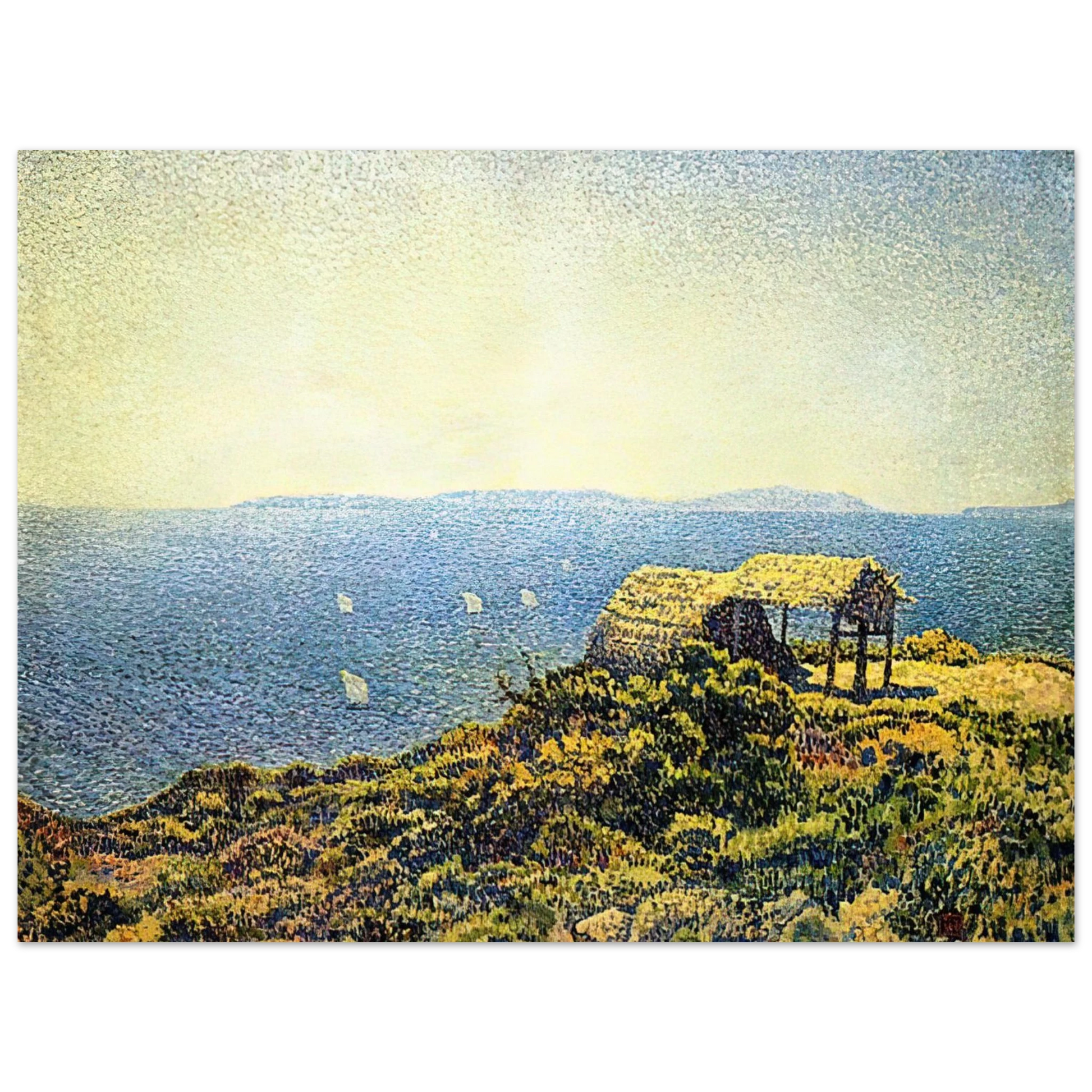 Theo van Rysselberghe - LEVANT ISLE Fine Art Poster - Default Title