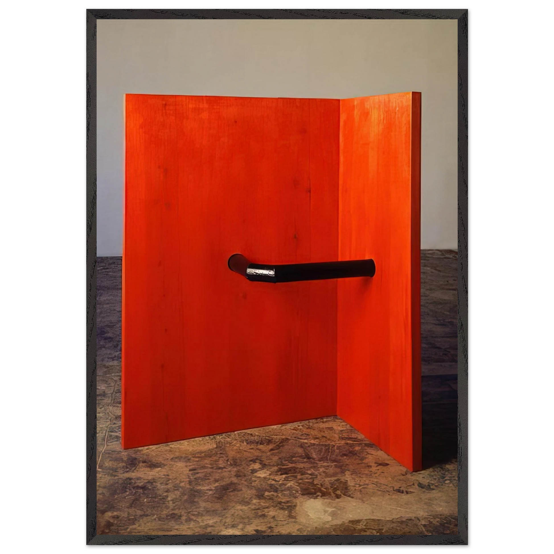 Untitled DSS 33 - 1962 - Donald Judd Framed Art Print – Black Wooden Frame - Default Title - -Framed Art Print