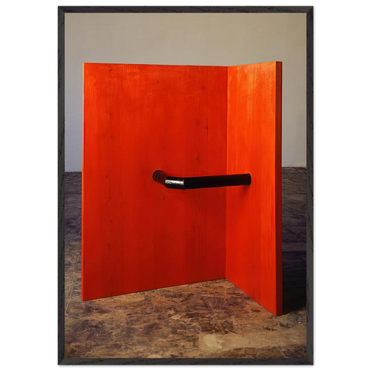 Untitled DSS 33 - 1962 - Donald Judd Framed Art Print – Black Wooden Frame - Default Title - -Framed Art Print