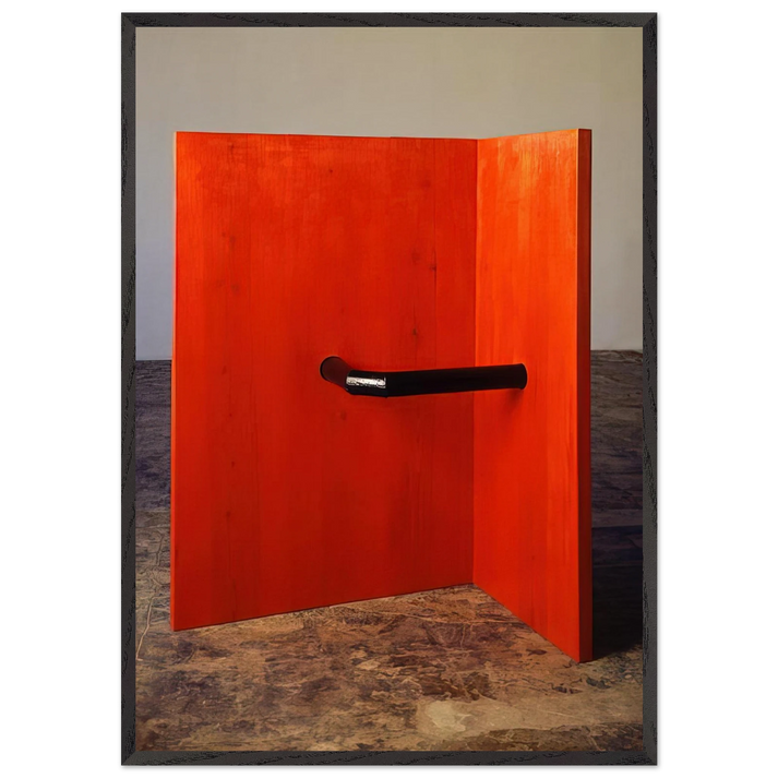 Untitled DSS 33 - 1962 - Donald Judd 70x100 cm / 28x40 inches Framed Art Print – Black Wooden Frame