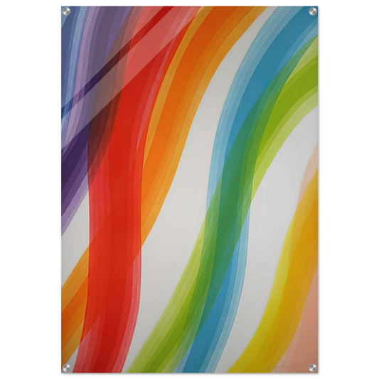 Untitled - Color Field Painting - Piero Dorazio Acrylic Print - 70x100 cm / 28x40″ inches | Piero Dorazio Wall Art | Piero Dorazio Prints