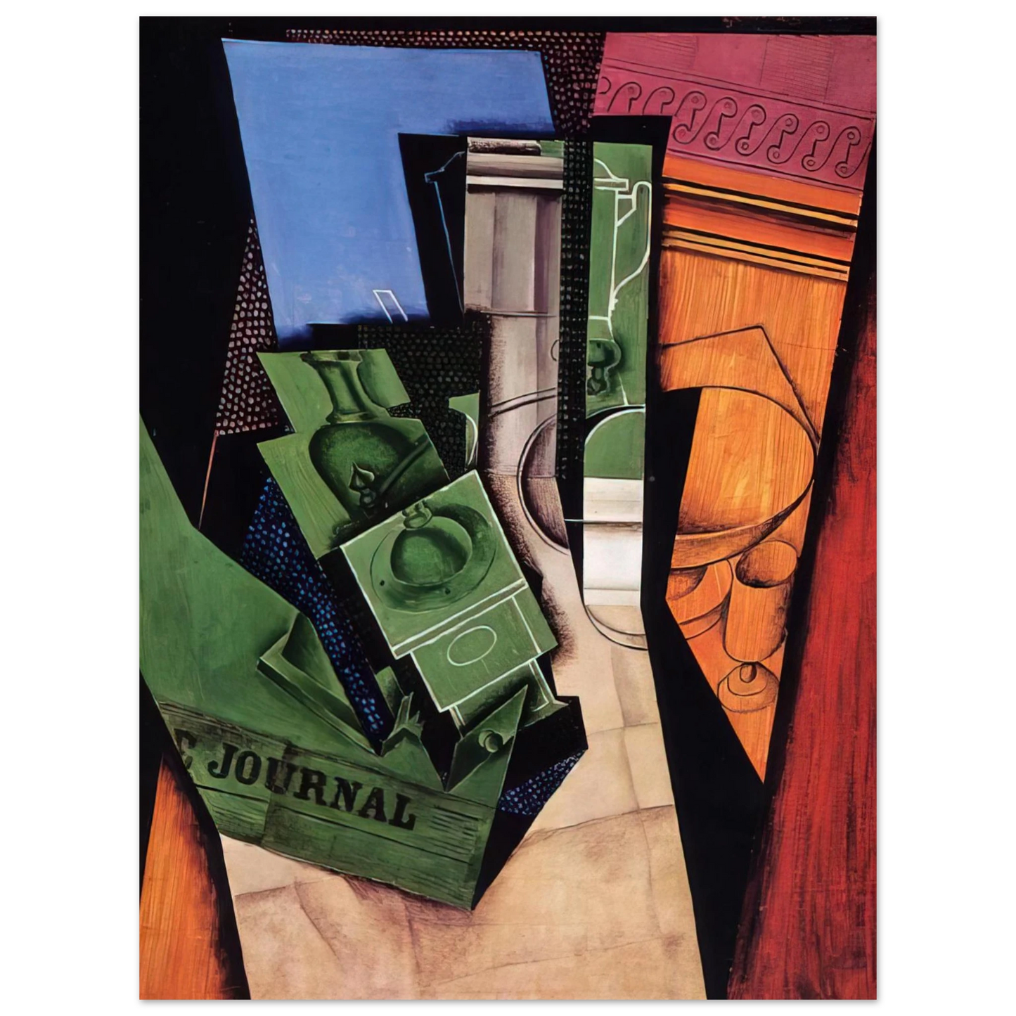 Juan Gris - BREAKFAST 1915 Fine Art Poster - Default Title