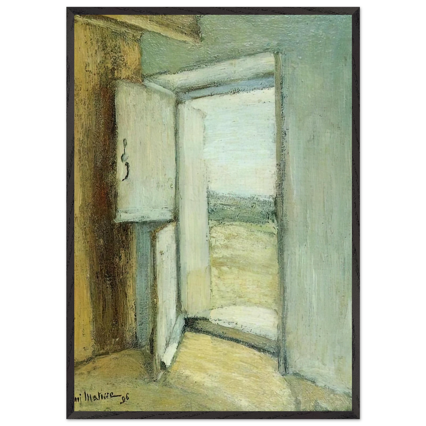 NOT IDENTIFIED 1 N1 - Henri Matisse Framed Art Print – Black Wooden Frame - Default Title - -Framed Art Print