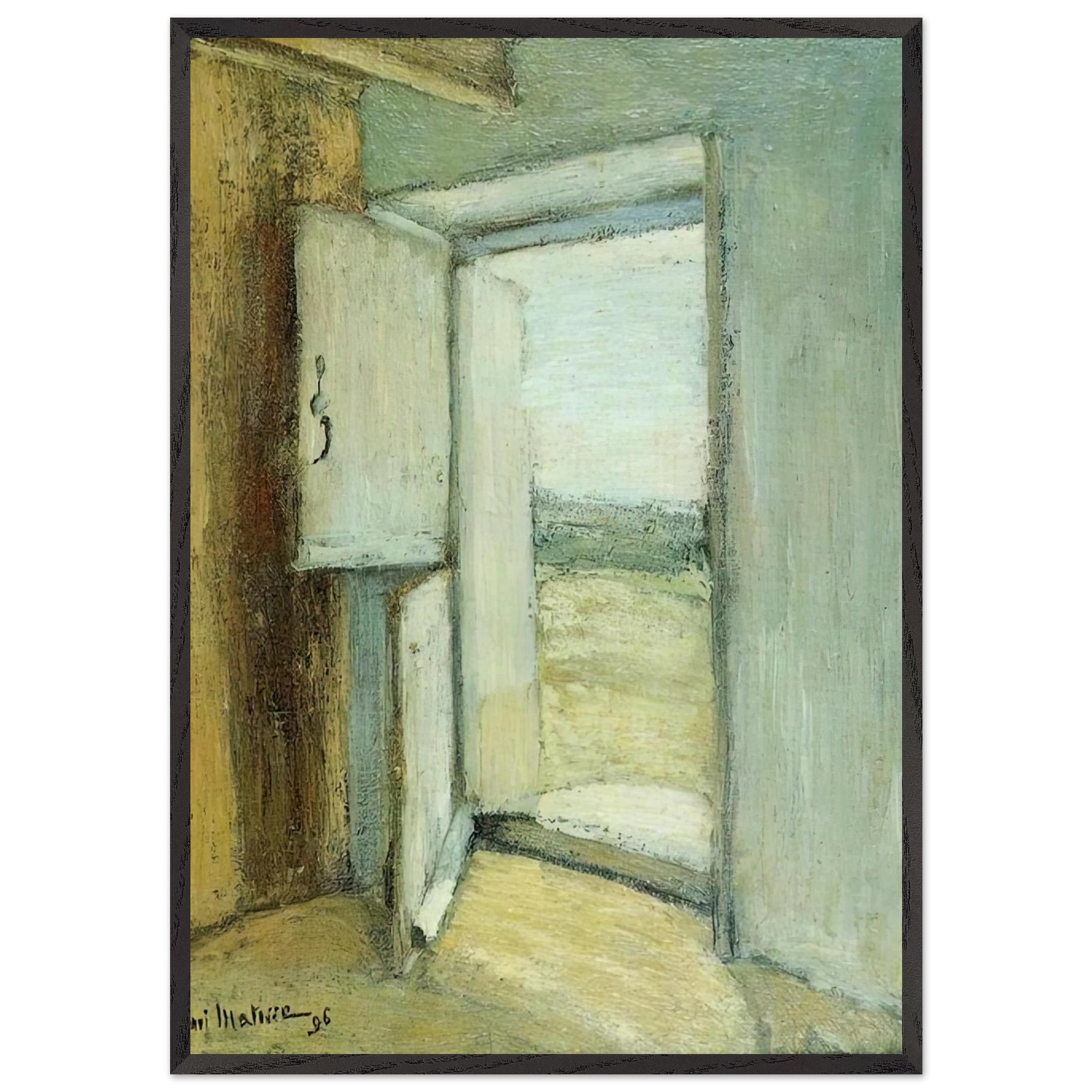 NOT IDENTIFIED 1 N1 - Henri Matisse Framed Art Print – Black Wooden Frame - Default Title - -Framed Art Print