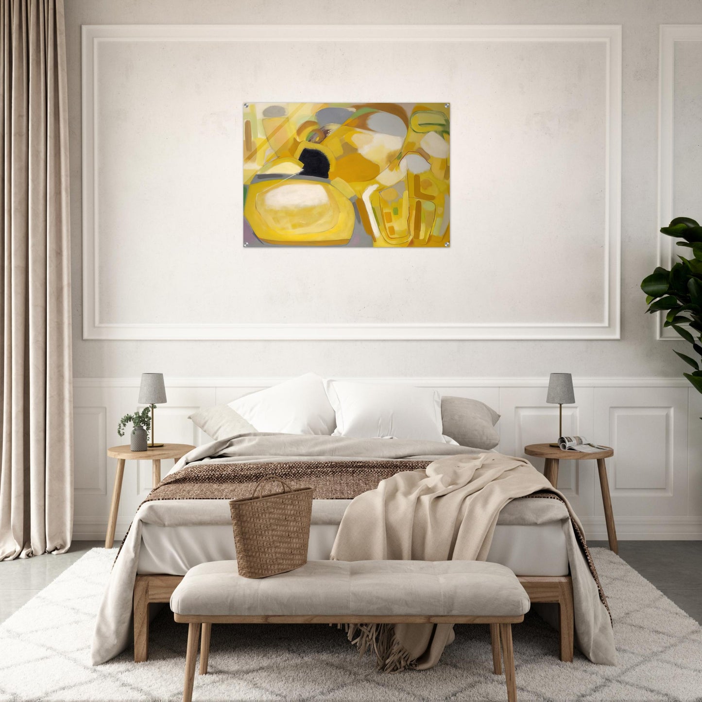 Desert Landscape - 1951 - John Ferren Acrylic Print - 70x100 cm / 28x40″ inches | John Ferren Wall Art | John Ferren Prints