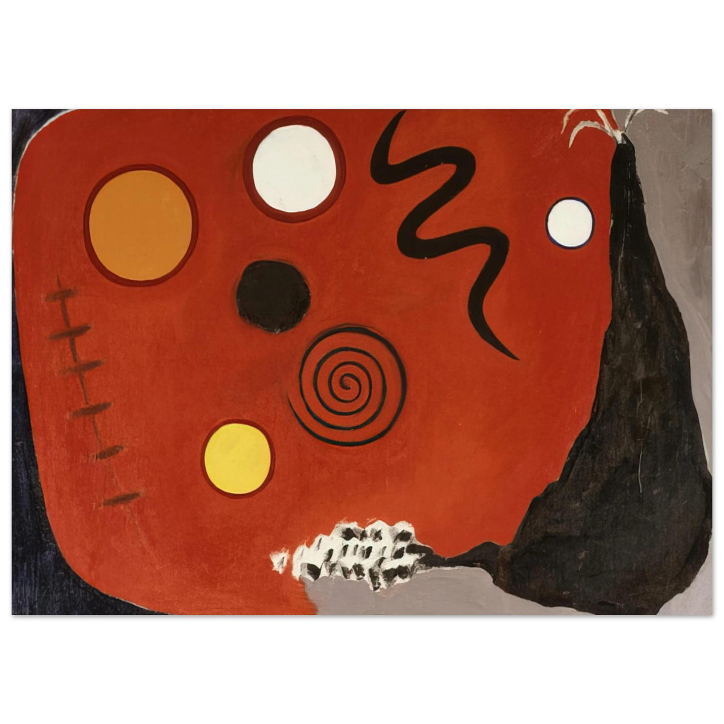 Alexander Calder - THE FUSE 1947 Fine Art Poster - 75x100 cm / 30x40 inches