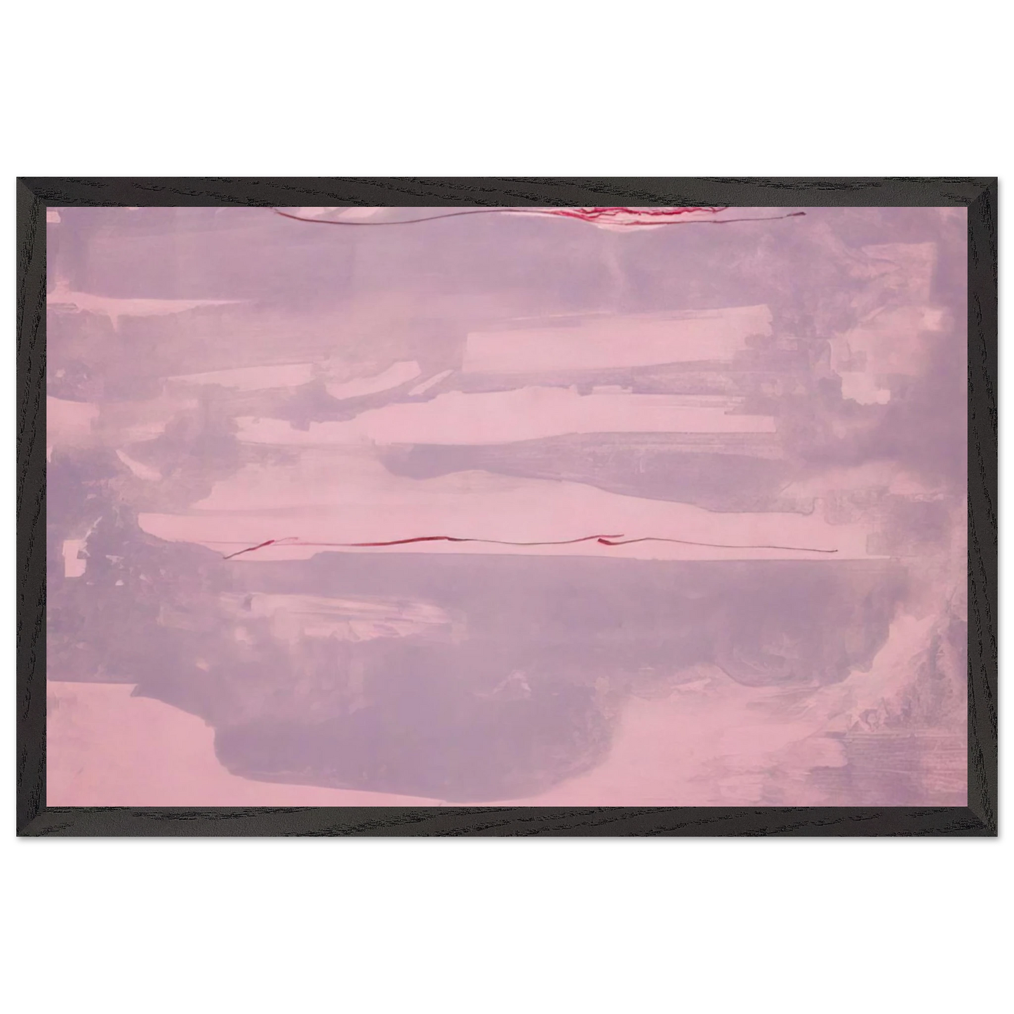 Helen Frankenthaler - Dream Walk - 1977 Wall art - 15x20 cm / 6x8 inches - Premium Wooden Framed Poster With Fine Art Paper - White frame