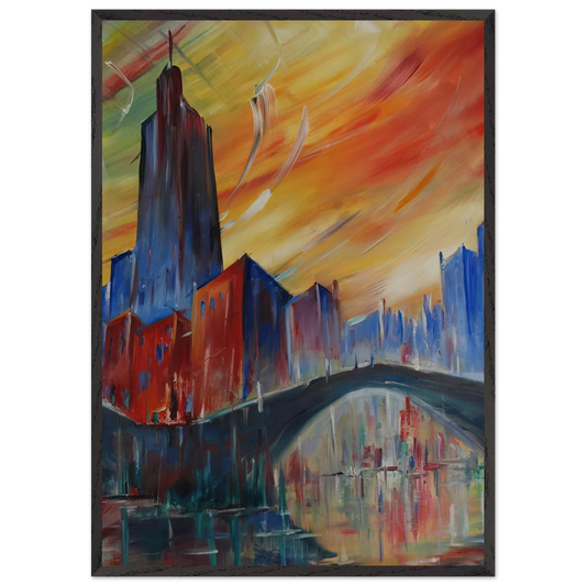 Untitled - 1983 N3 - Konrad Zuse Framed Art Print – Black Wooden Frame - Default Title - -Framed Art Print