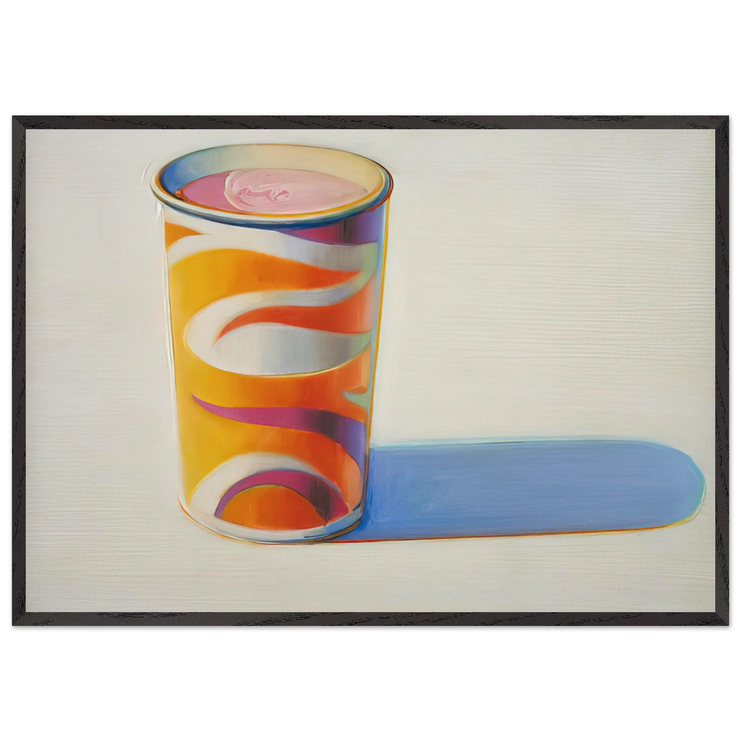 Drink Cup - 1972 - Wayne Thiebaud Framed Art Print – Black Wooden Frame - Default Title - -Framed Art Print