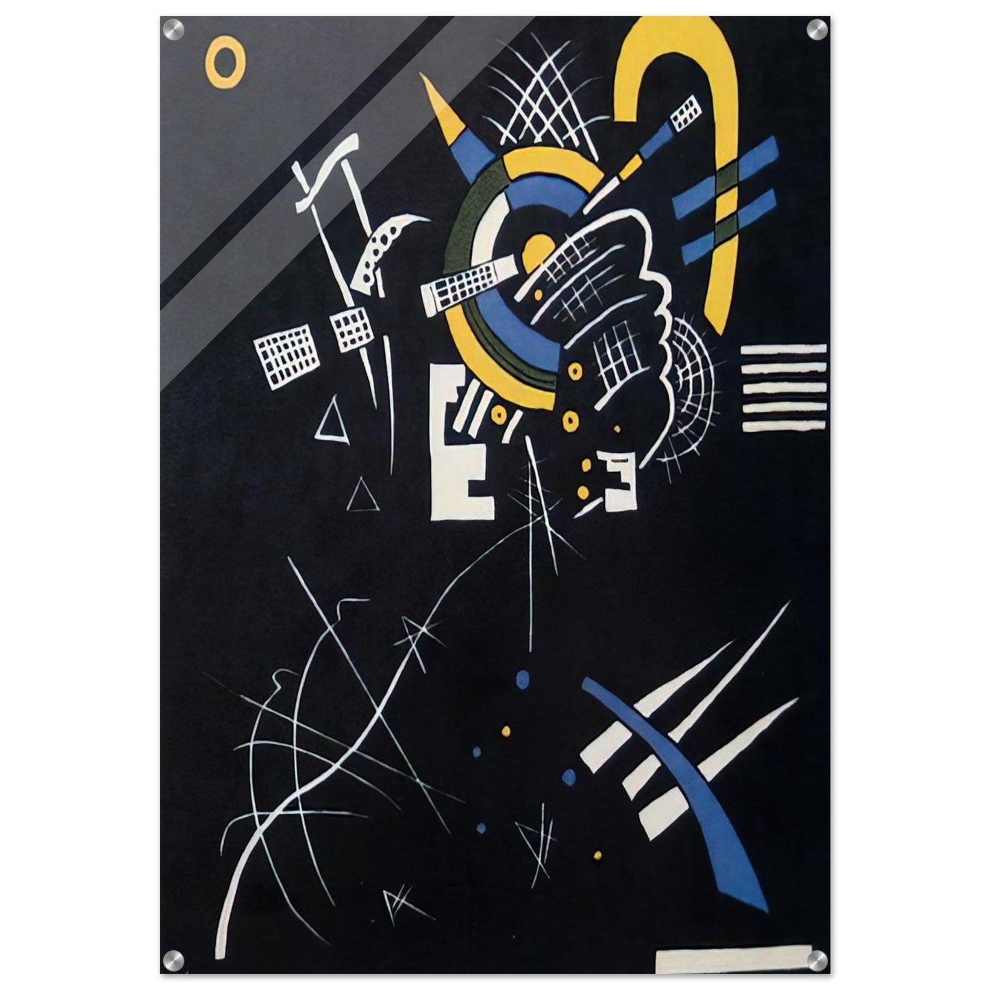 SMALL WORLDS VII 1922 - Wassily Kandinsky Acrylic Print - 70x100 cm / 28x40″ inches | Wassily Kandinsky Wall Art | Wassily Kandinsky Prints
