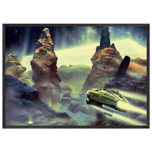 Chris Foss N4 - Chris Foss Framed Art Print – Black Wooden Frame - Default Title - -Framed Art Print