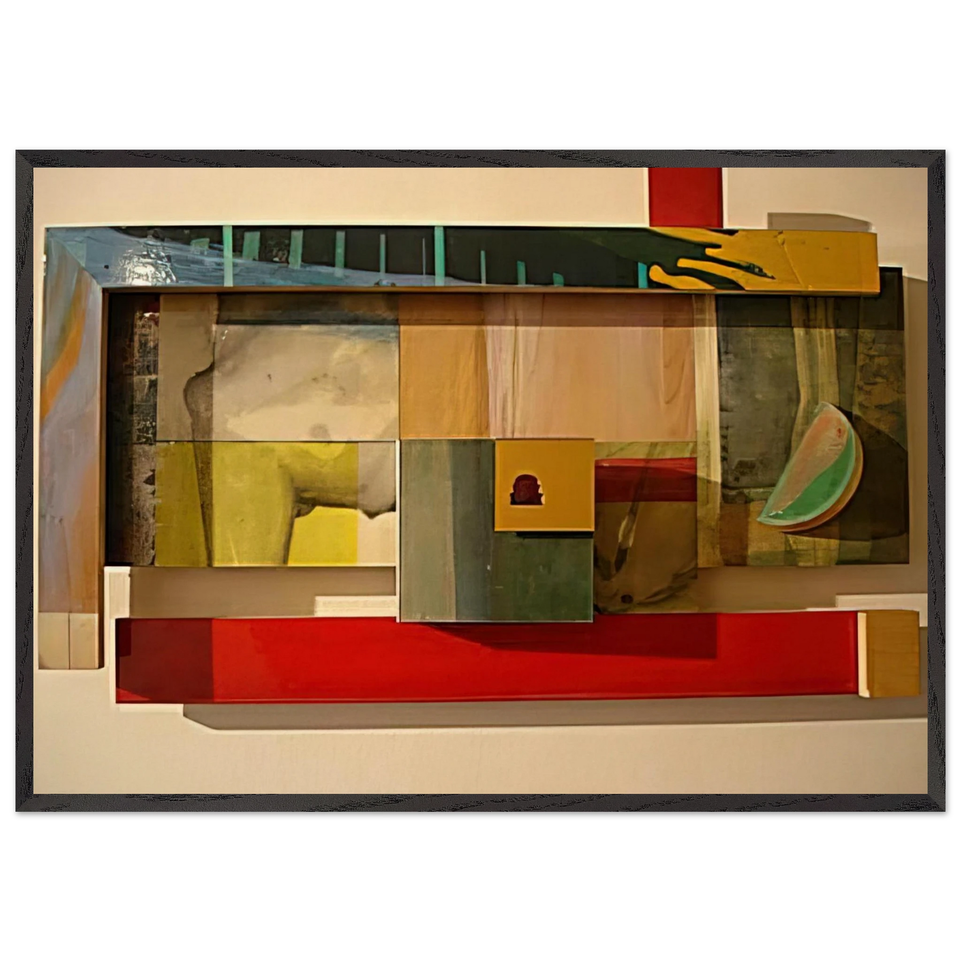 Horse - Sam Gilliam Framed Art Print – Black Wooden Frame - Default Title - -Framed Art Print