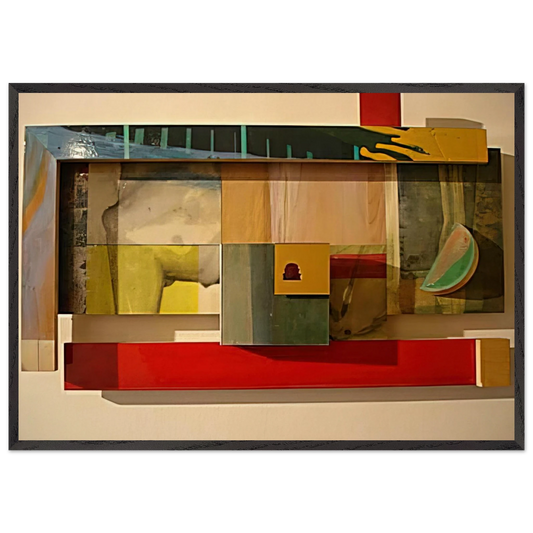 Horse - Sam Gilliam Framed Art Print – Black Wooden Frame - Default Title - -Framed Art Print