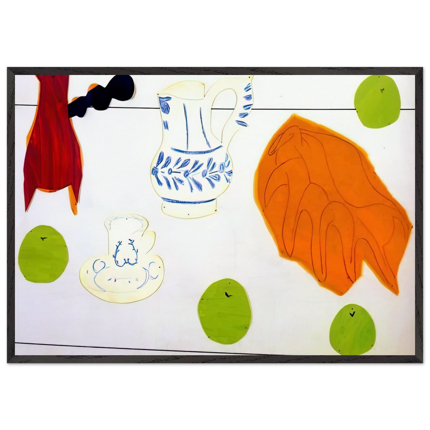 STILL LIFE WITH SEASHELL 1940 - Henri Matisse Framed Art Print – Black Wooden Frame - Default Title - -Framed Art Print