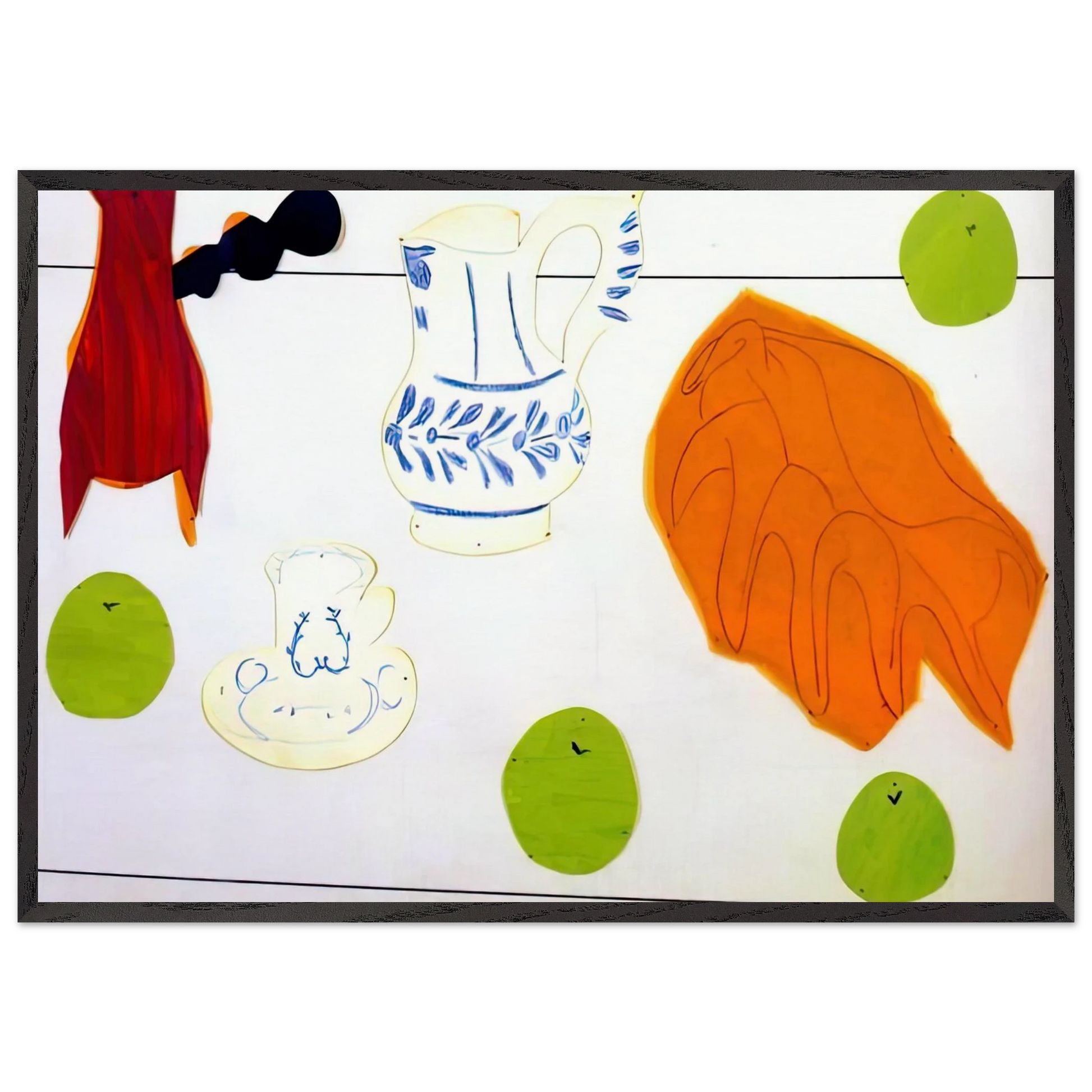 STILL LIFE WITH SEASHELL 1940 - Henri Matisse Framed Art Print – Black Wooden Frame - Default Title - -Framed Art Print