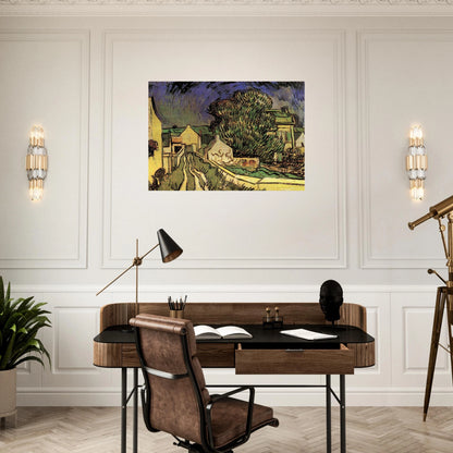 The House of Pere Pilon - Vincent van Gogh Brushed Aluminum Print - 70x100 cm / 28x40 inches | Vincent van Gogh Aluminum Print | Vincent van Gogh Prints