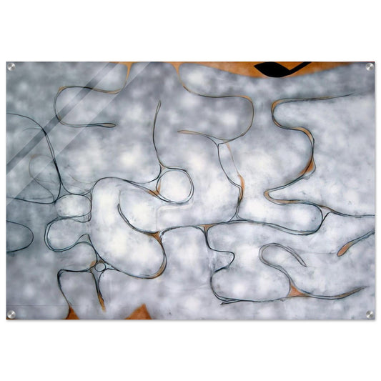 Grey Symphony - 1975 - Victor Pasmore Acrylic Print - 70x100 cm / 28x40″ inches