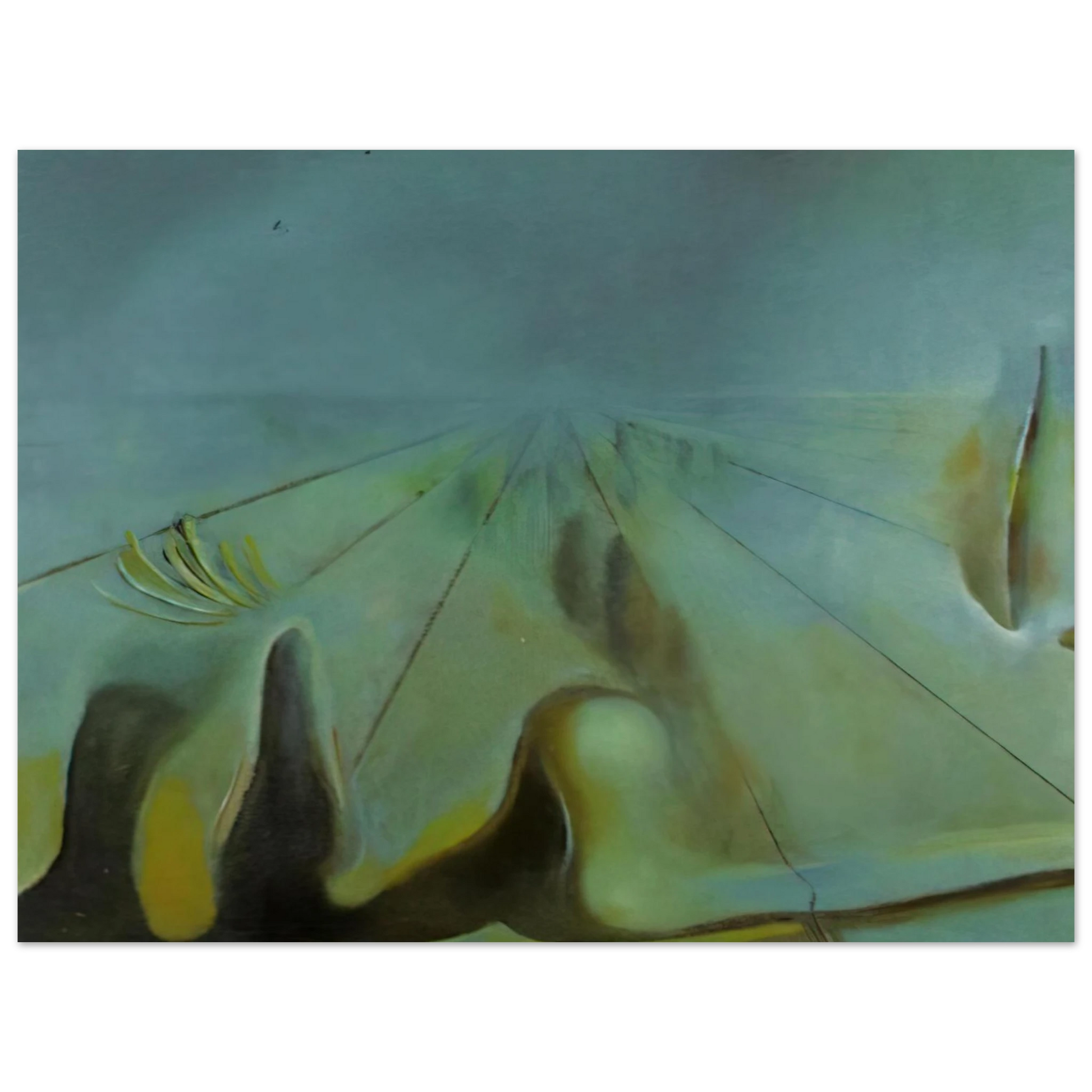 Salvador Dali - ENIGMA UNFINISHED VERSION OF THE THREE GLORIOUS ENIGMAS OF GALA Fine Art Poster - Default Title