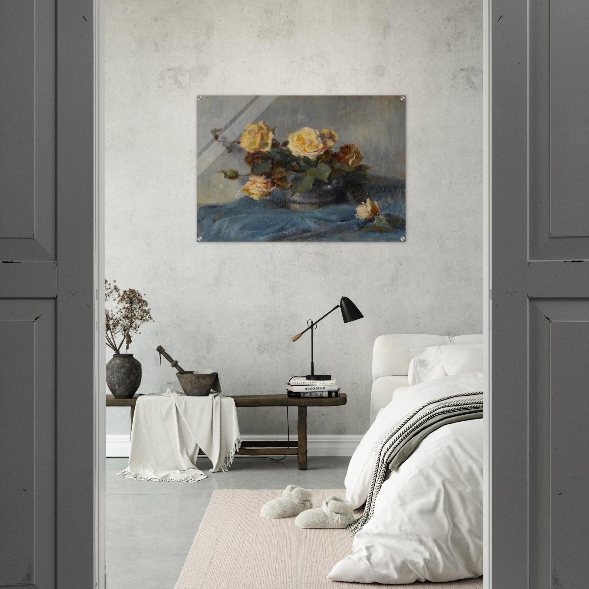 Rose Bouquet - Paul Cézanne Acrylic Print - 70x100 cm / 28x40″ inches