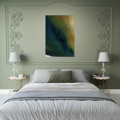 Light Fan - Sam Gilliam Brushed Aluminum Print - 70x100 cm / 28x40 inches | Sam Gilliam Aluminum Print | Sam Gilliam Prints