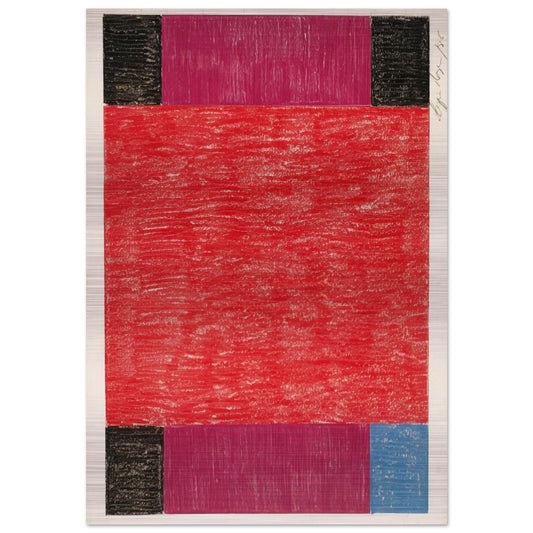 Drawing - 1985 - Lygia Pape Brushed Aluminum Print - 70x100 cm / 28x40 inches | Lygia Pape Aluminum Print | Lygia Pape Prints