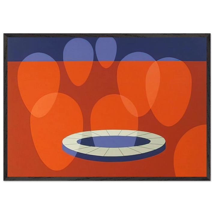 Joseph and his Brothers - 1971 - Clarence Holbrook Carter 70x100 cm / 28x40 inches Framed Art Print – Black Wooden Frame