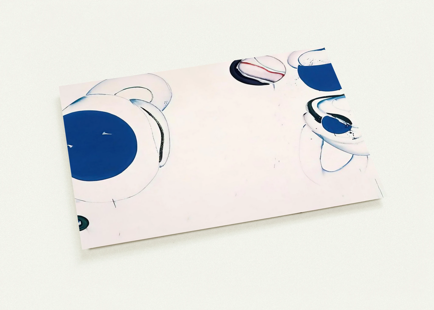 Blue Balls VIII By Sam Francis Pack of 10 Post Cards | Sam Francis Post Cards | A6 (10.5 x 14.8 cm) - 4.1 x 5.8 inches