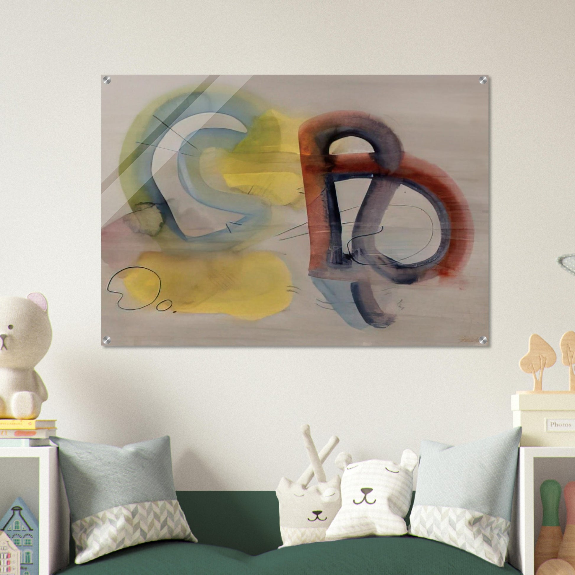 Mallorca - 1934 - John Ferren Acrylic Print - 70x100 cm / 28x40″ inches | John Ferren Wall Art | John Ferren Prints