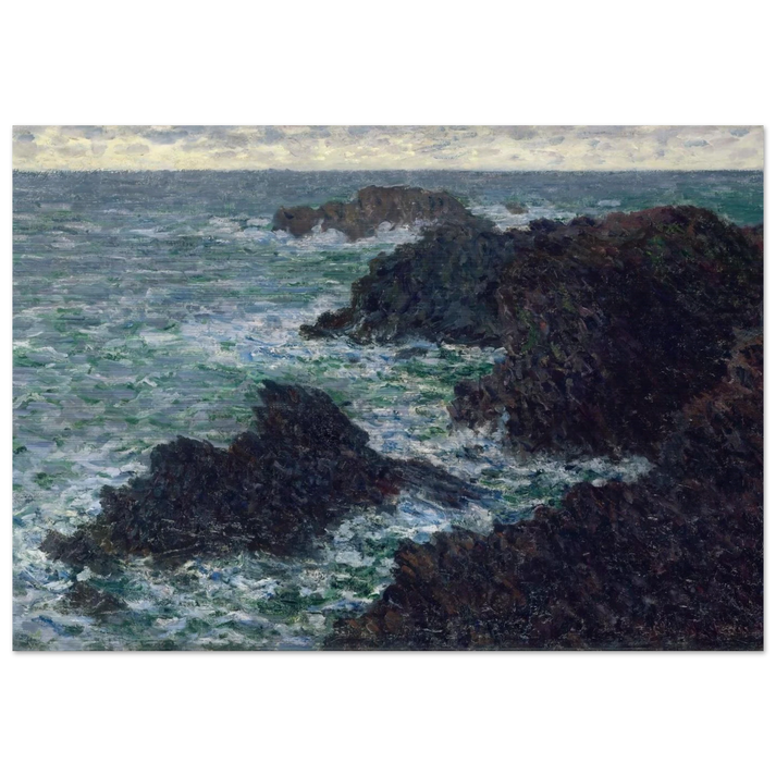The Cote Sauvate - claude monet Brushed Aluminum Print - 70x100 cm / 28x40 inches | claude monet Aluminum Print | claude monet Prints