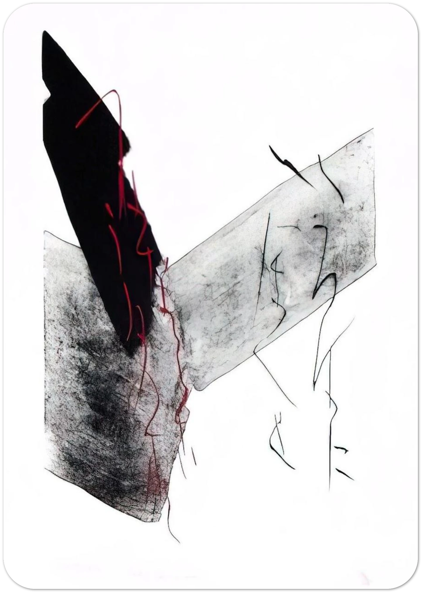 Katachi - Abstract Expressionism By Toko Shinoda Pack of 10 Post Cards | Toko Shinoda Post Cards | A6 (10.5 x 14.8 cm) - 4.1 x 5.8 inches