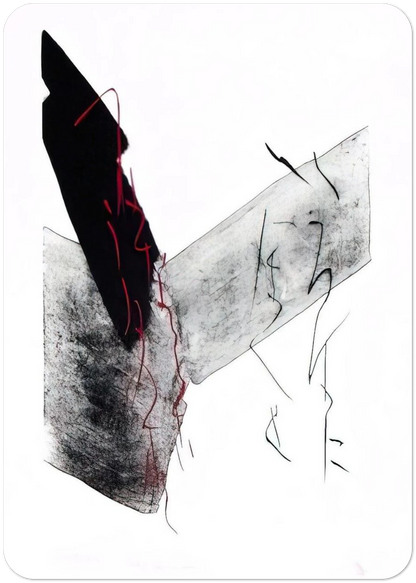 Katachi - Abstract Expressionism By Toko Shinoda Pack of 10 Post Cards | Toko Shinoda Post Cards | A6 (10.5 x 14.8 cm) - 4.1 x 5.8 inches