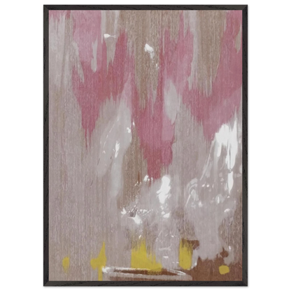 Helen Frankenthaler - Tales of Genji IV - 1998 Wall art - 13x18 cm / 5x7 inches - Premium Wooden Framed Poster With Fine Art Paper-canvas - Black frame