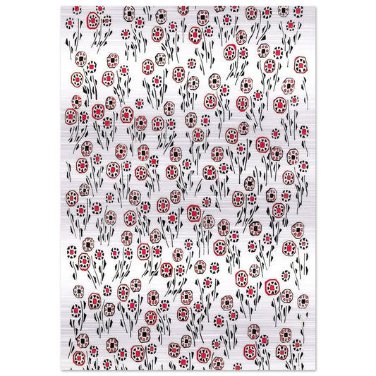 COMPOSITION 18 - Sonia Delaunay Brushed Aluminum Print - 70x100 cm / 28x40 inches | Sonia Delaunay Aluminum Print | Sonia Delaunay Prints