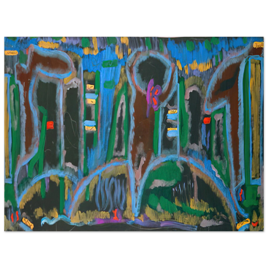 Betty Parsons - Garden in Saint Denis - 1980 Fine Art Poster - Default Title