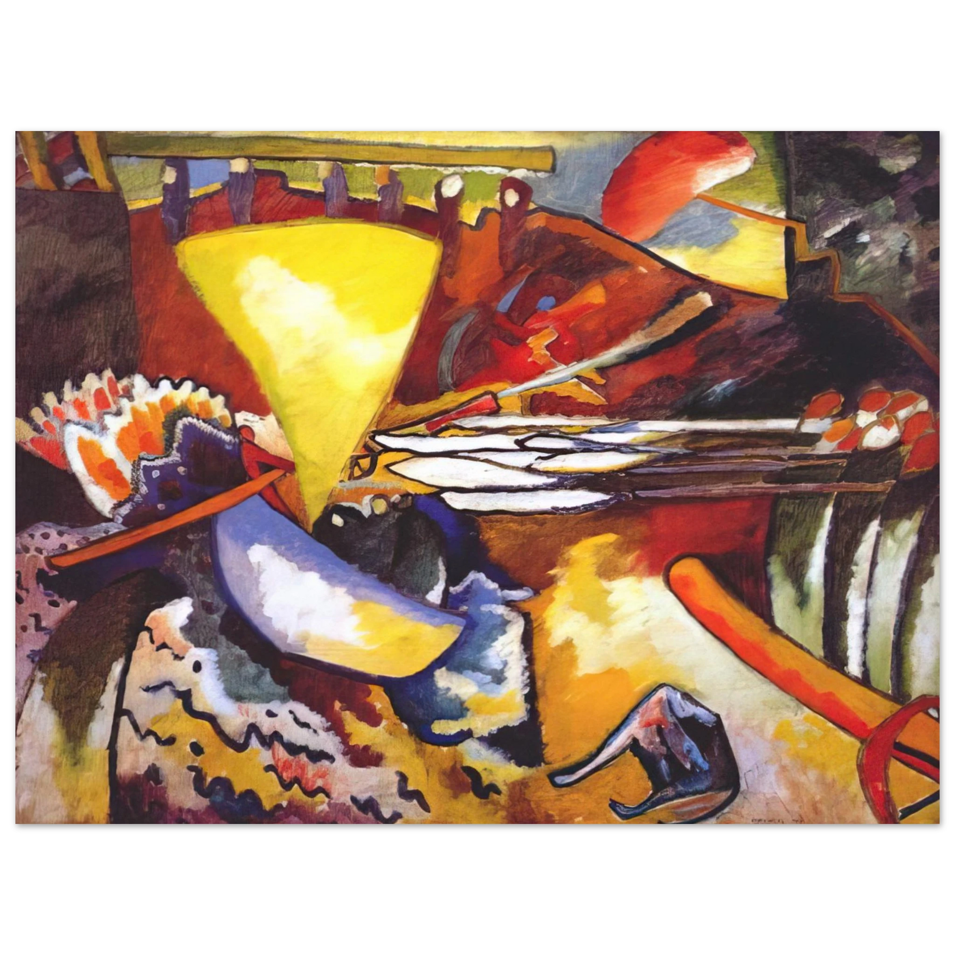 Wassily Kandinsky - IMPROVISATION 11 1910 Fine Art Poster - Default Title