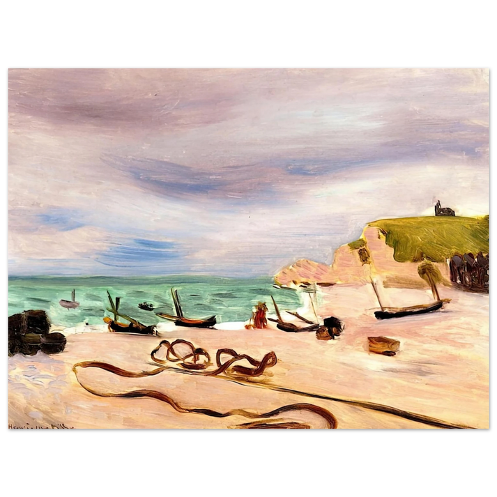 Henri Matisse - ROPES ON THE BEACH AT ETRETAT 1920  75x100 cm / 30x40inches Fine Art Poster