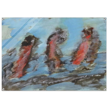 Untitled KC 505 - 1984 - Henri Michaux Acrylic Print - 70x100 cm / 28x40″ inches | Henri Michaux Wall Art | Henri Michaux Prints