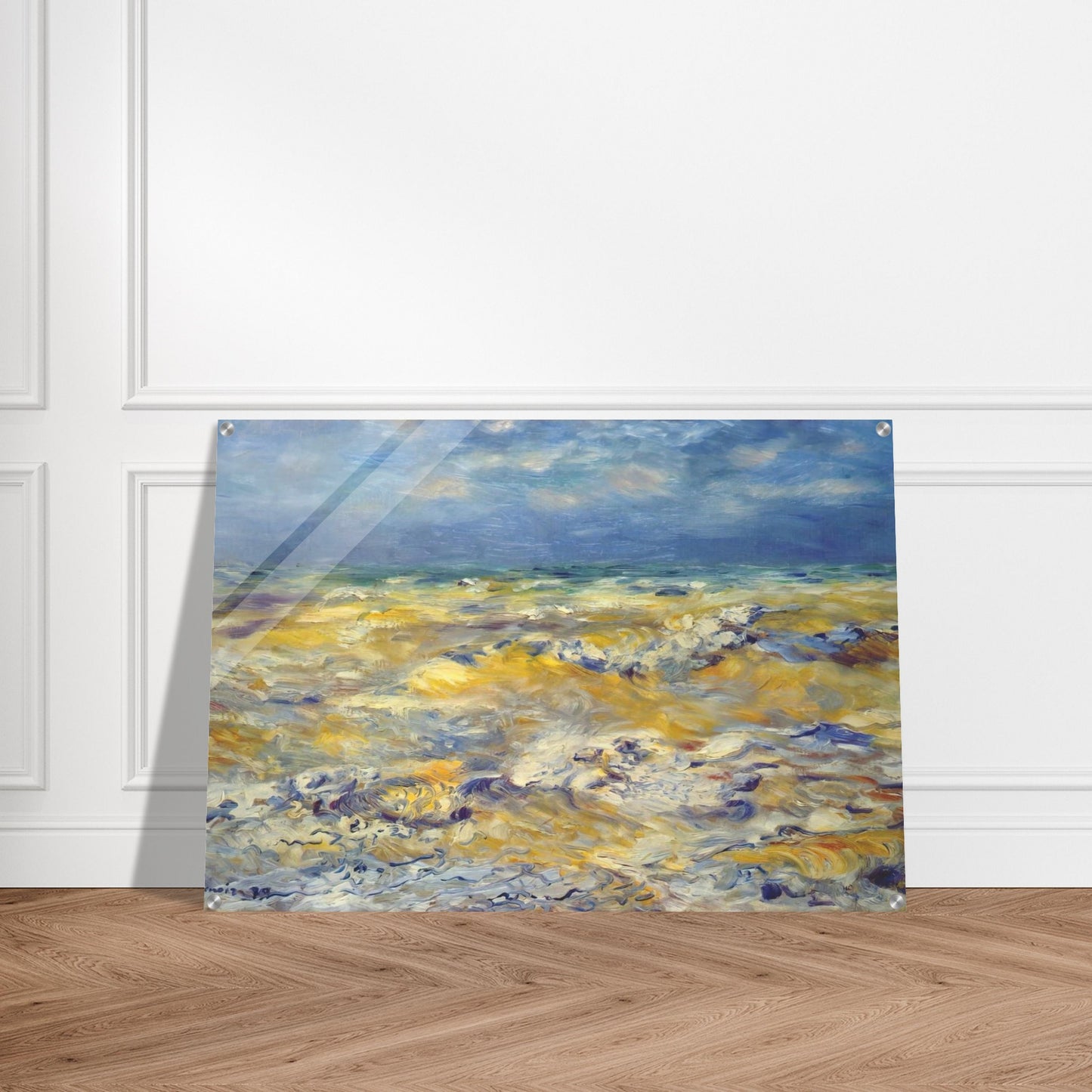 Seascape near berneval - Pierre-Auguste Renoir Acrylic Print - 70x100 cm / 28x40″ inches